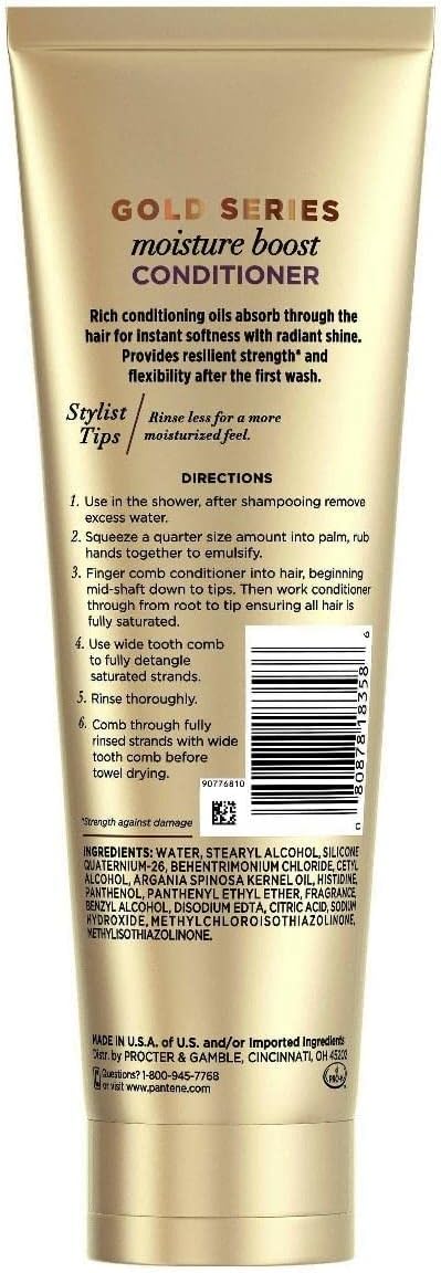 Pantene Gold Series Moisture Boost Conditioner 8.4 oz image 2