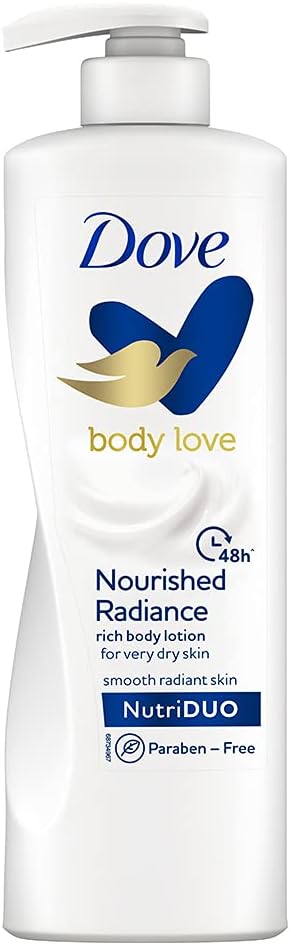 DOVE RICH BODY LOTION BODY LOVE NOURISHED RADIANCE FOR DRY SKIN 400mL