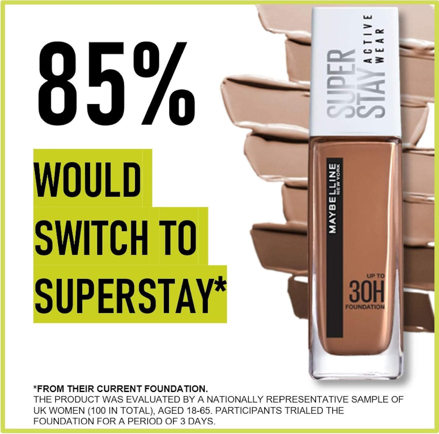 Maybelline Superstay 30H Active Wear Foundation - Golden image 6