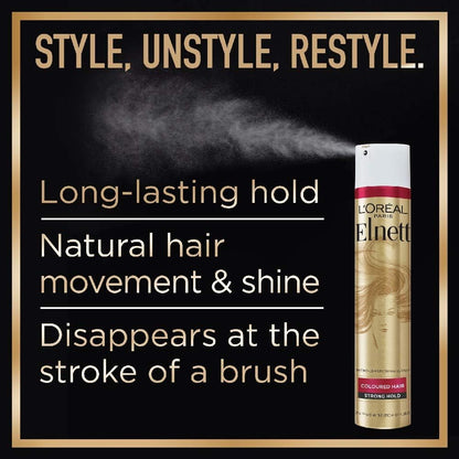 L'Oréal Paris Elnett Satin Extra-Caring Argan Oil Hairspray 75ml image 4