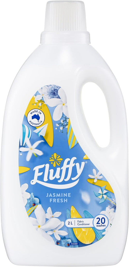 Fluffy Jasmine Fresh Fabric Softener Conditioner 2L