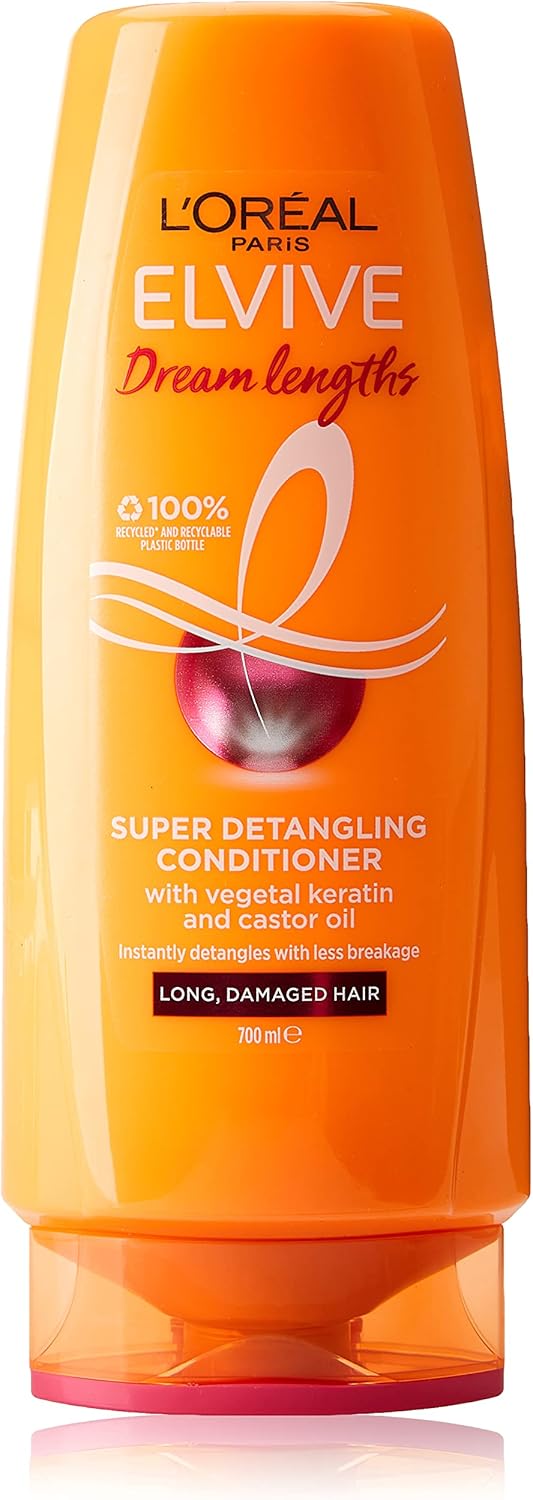 L'Oréal Paris Elvive Dream Lengths Detangling Conditioner 700ml Bulk Size
