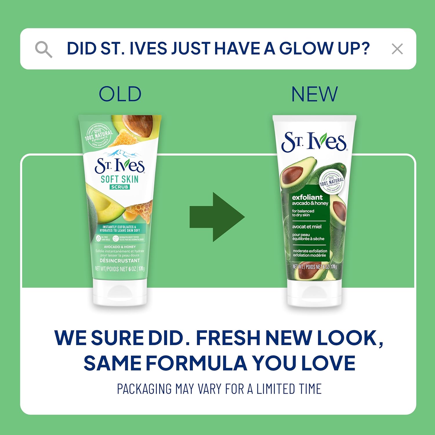 St. Ives Soft Skin Avocado & Honey Scrub 170g image 8