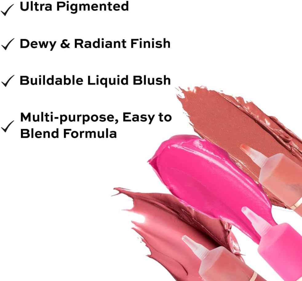 REVOLUTION LIQUID BLUSH SUPER DEWY YOU GOT ME BLUSHING 15mL image 2