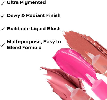 REVOLUTION LIQUID BLUSH SUPER DEWY YOU GOT ME BLUSHING 15mL image 2