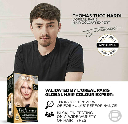 L'Oréal Paris Préférence Permanent Hair Colour - 7 Blonde image 6
