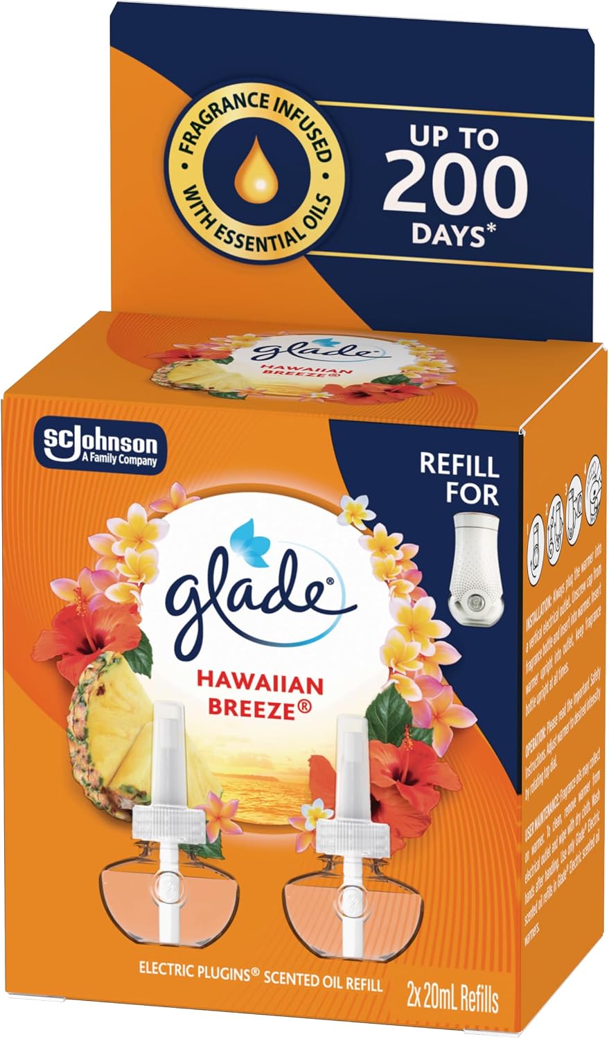 Glade PlugIn Scented Oil Refill Hawaiian Breeze 2x20ml image 10