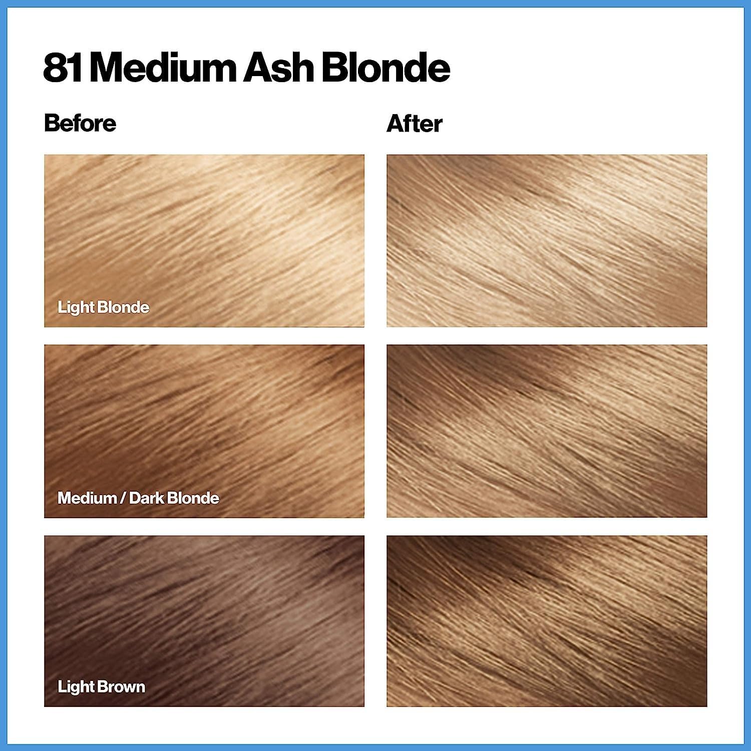 Revlon Total Color Permanent Hair Colour 81 Medium Ash Blonde image 2