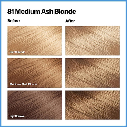 Revlon Total Color Permanent Hair Colour 81 Medium Ash Blonde image 2