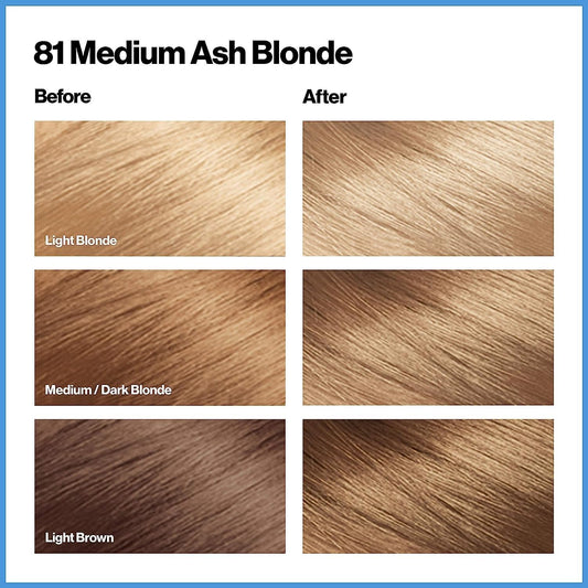 Revlon Total Color Permanent Hair Colour 81 Medium Ash Blonde image 2