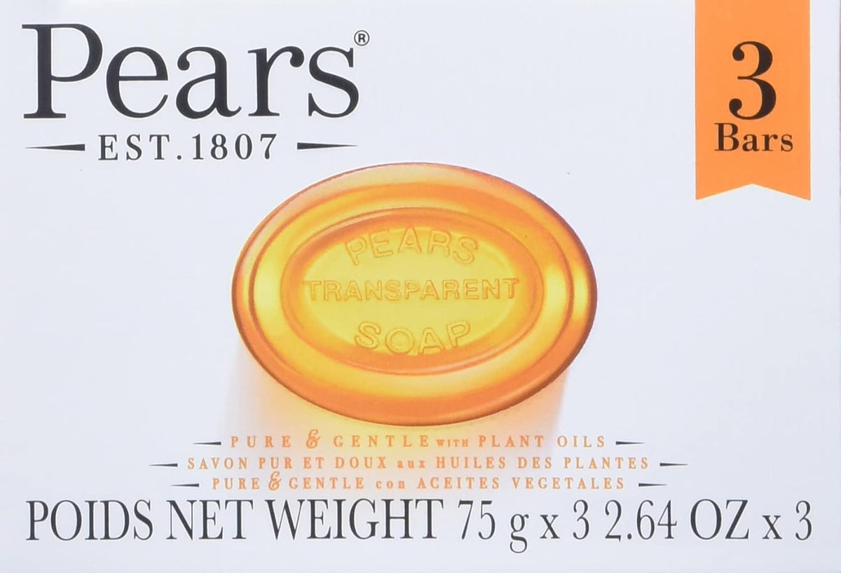 Pears Pure & Gentle Soap Bar 75g (Pack of 3) image 7