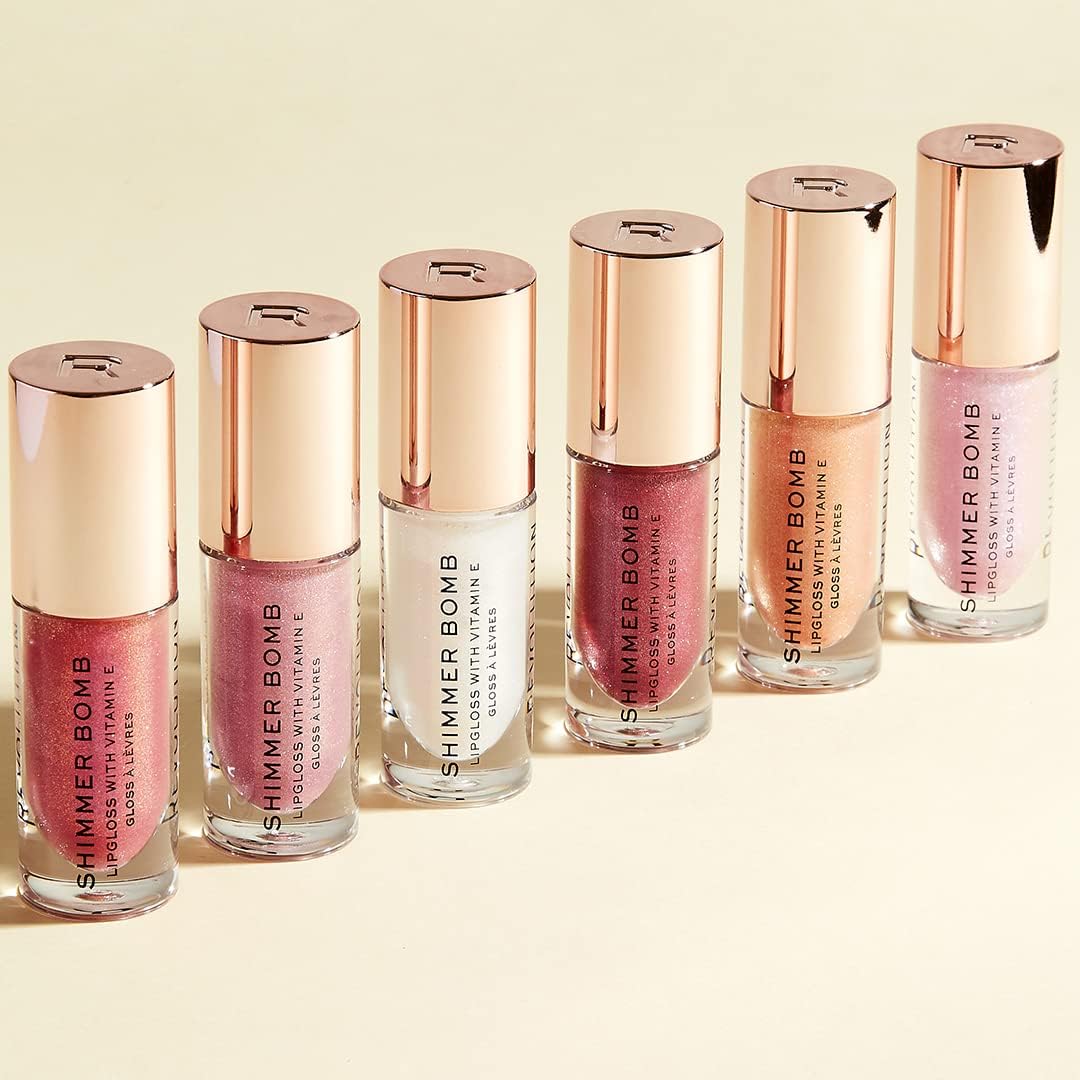 Revolution Shimmer Bomb Lip Gloss 4.5ml - Starlight image 7