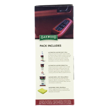 Oakwood Automotive Leather Care Protection Pack image 6
