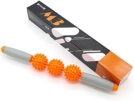 Dobetters Fascia and Cellulite Blaster Remover Muscle Roller (3 Balls, Orange)