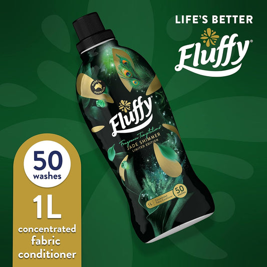 Fluffy Jade Shimmer Fabric Softener 1L image 2