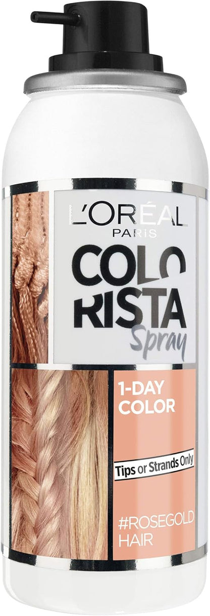 L'Oréal Paris Colorista Spray Rose Gold - Temporary 1-Day Hair Colour image 2