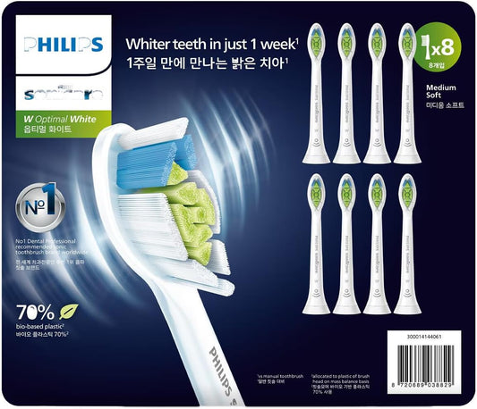 Philips Sonicare W2 Optimal White Standard Brush Heads 8 Pack