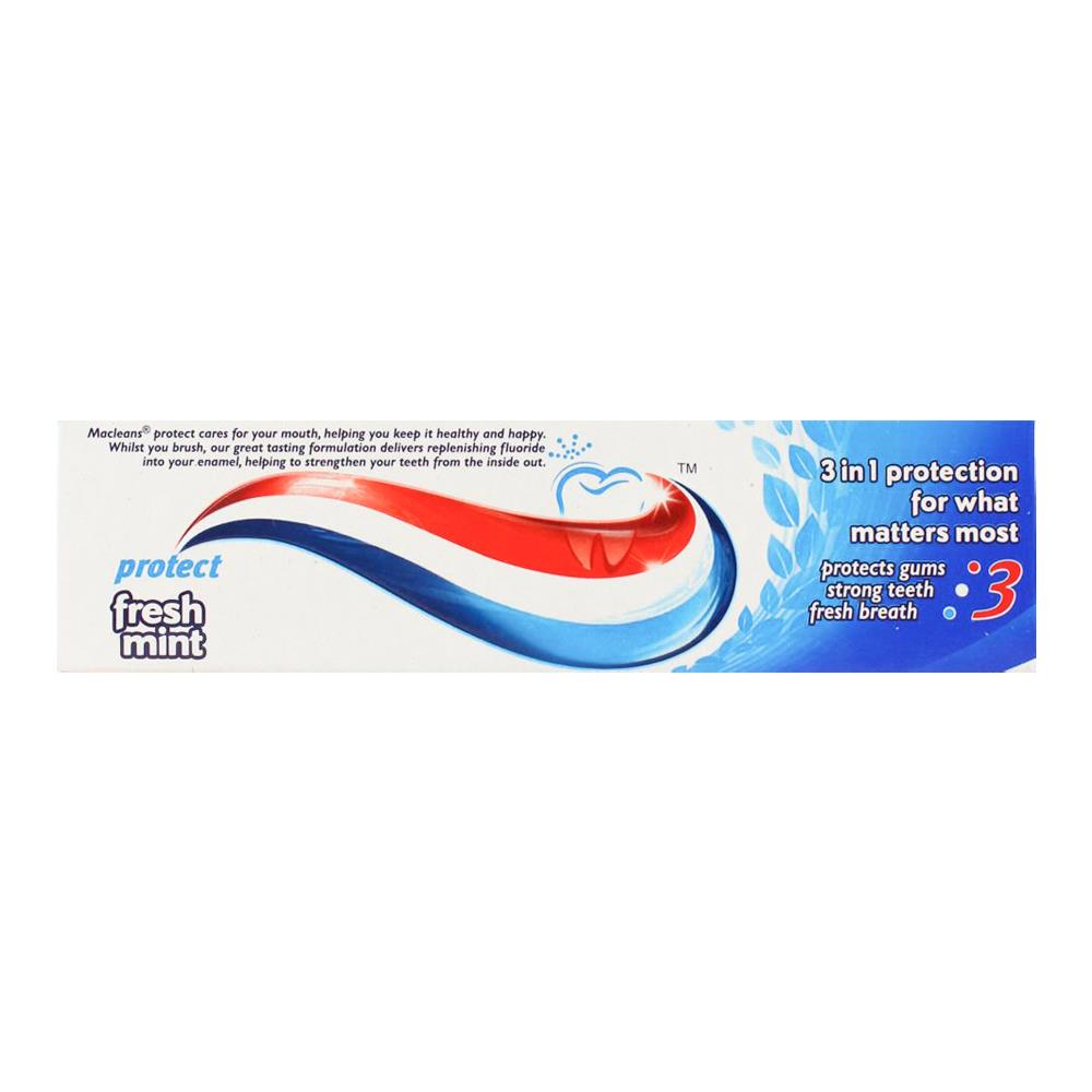 Macleans Protect Fresh Mint Toothpaste 90g image 3