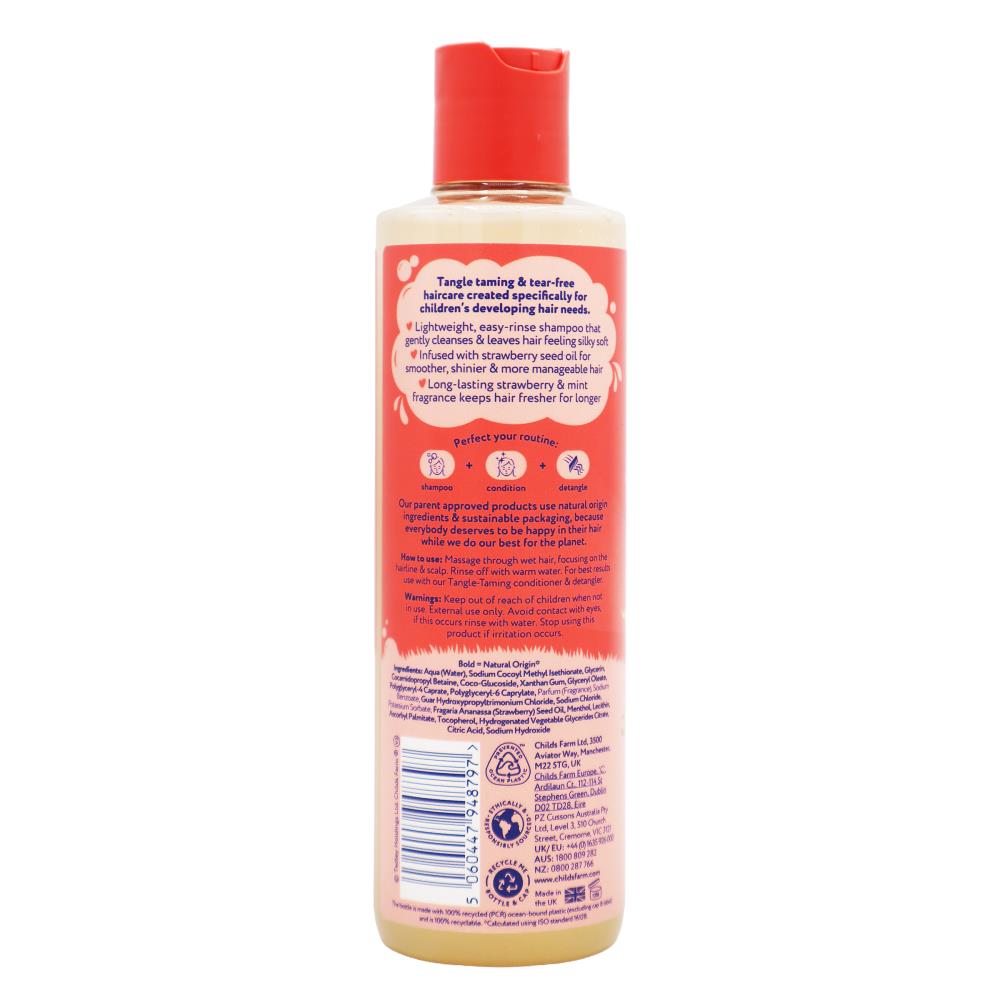 Childs Farm Tangle Taming Shampoo Strawberry & Mint 250mL image 8