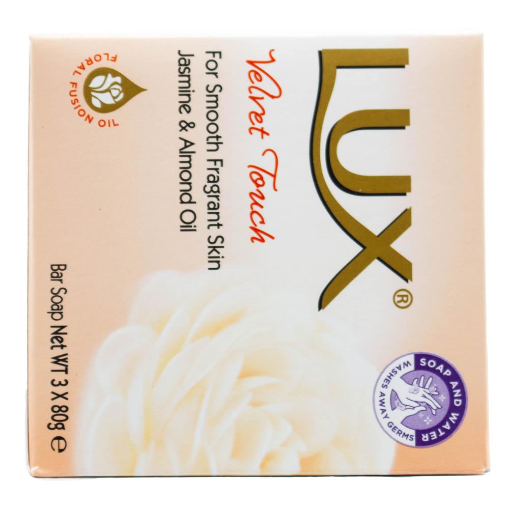 Lux Velvet Touch Jasmine & Almond Oil Soap Bar 3-Pack image 5