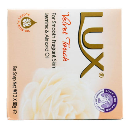 Lux Velvet Touch Jasmine & Almond Oil Soap Bar 3-Pack image 5