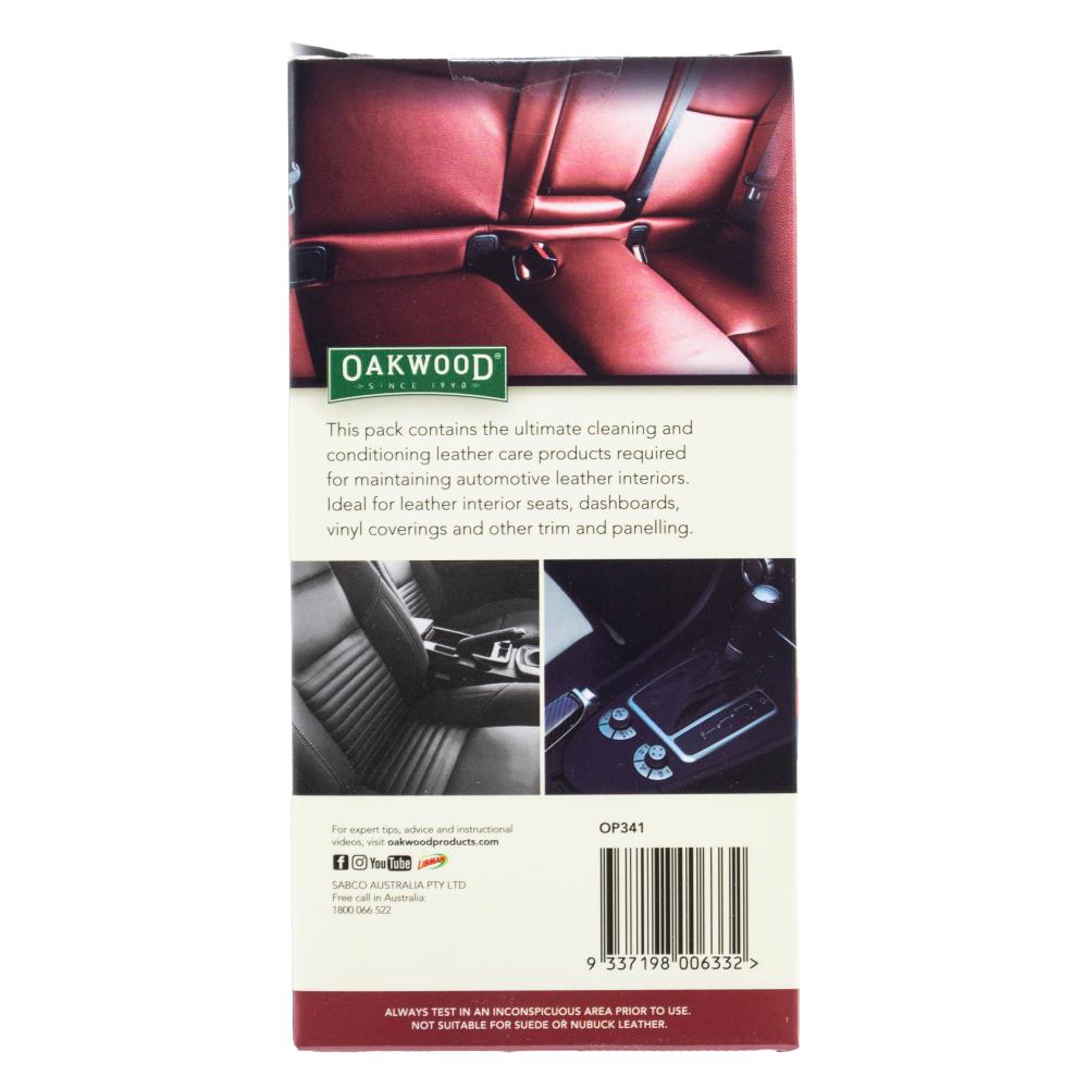 Oakwood Automotive Leather Care Protection Pack image 7