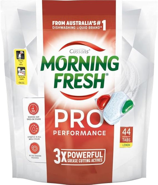 Morning Fresh Pro Performance Dishwasher Tablets Lemon 44 Pack image 2