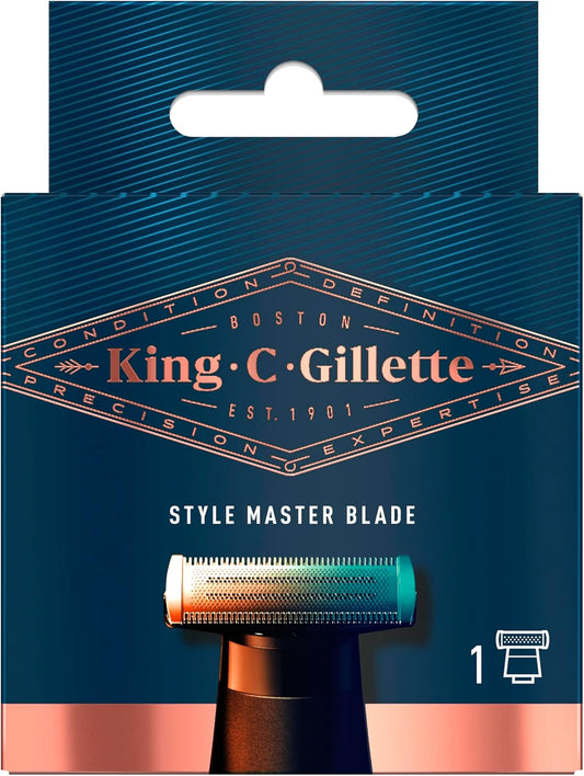 King C. Gillette Style Master Blade With 4-Directional Metal Razor Blade Refills