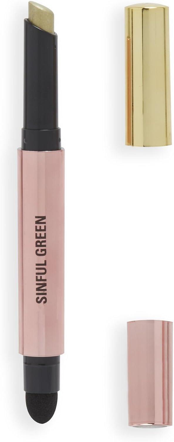Revolution Lustre Wand Eyeshadow Stick, Sinful Green