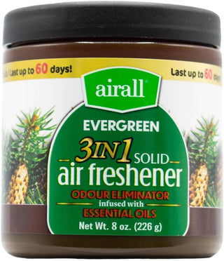 AIRALL 226g Solid Air Freshener – Evergreen Scent