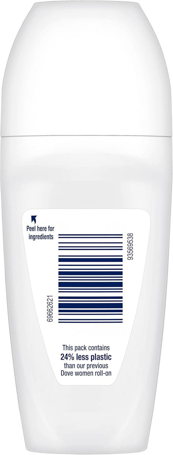 Dove Invisible Dry Antiperspirant Deodorant Roll-On 50ml image 3