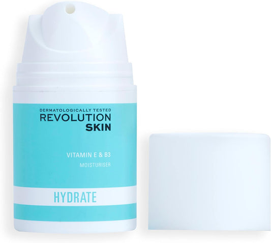 Revolution Skincare Hydrate Vitamin E & B3 Face Moisturizer Cream 50ml image 2