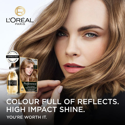 L'Oréal Paris Préférence Permanent Hair Colour - 7 Blonde image 2