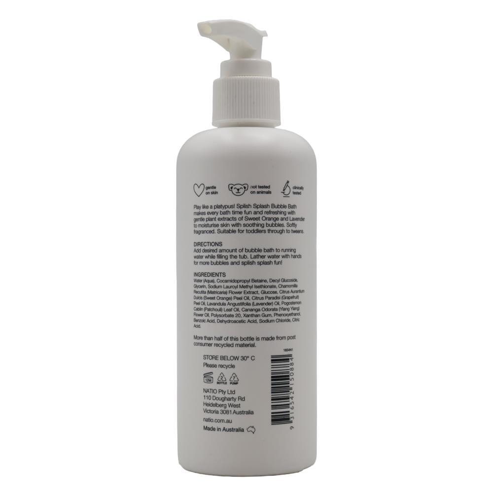 Natio Kids Splish Splash Bubble Bath 250ml – Gentle, Dermatologically Tested Formula for Toddlers to Tweens image 5