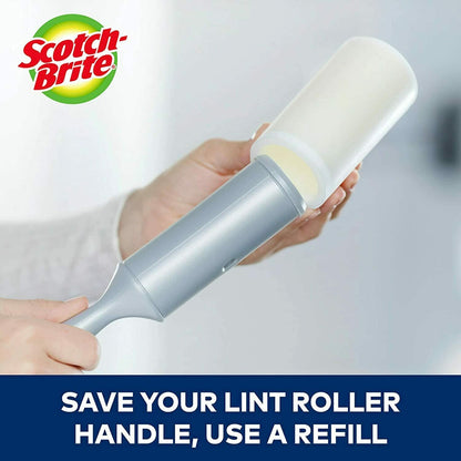 Scotch-Brite Lint & Hair Fluff Remover Rollers – 5 Pack, 95 Sheets Each image 3