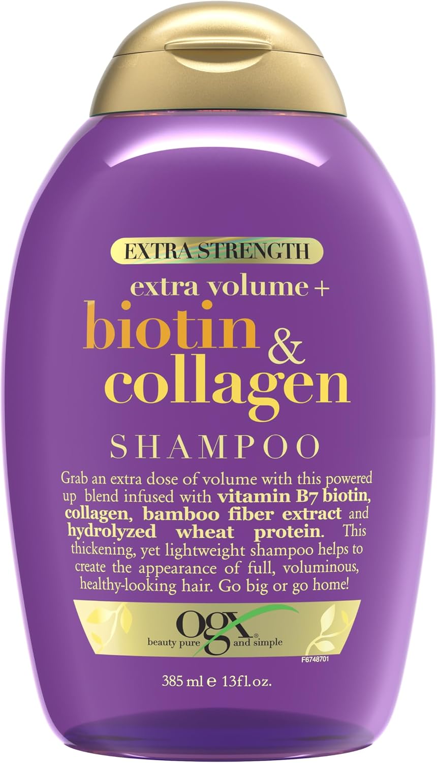 OGX Extra Strength Biotin & Collagen Shampoo 385mL image 9