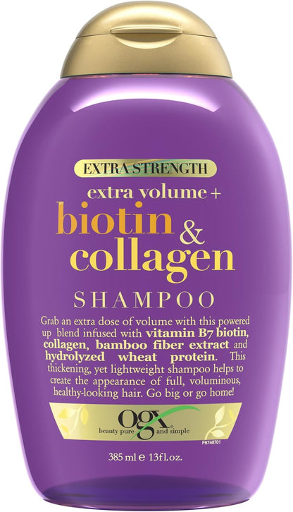 OGX Extra Strength Biotin & Collagen Shampoo 385mL image 9