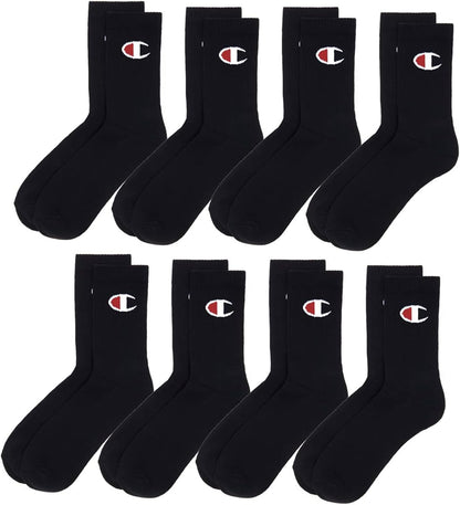 Champion Men's Cushioned Arch Support Crew Socks 8 Pairs image 4