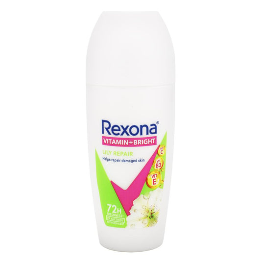 Rexona Vitamin+Bright Lily Repair Antiperspirant Roll-On 45mL image 2
