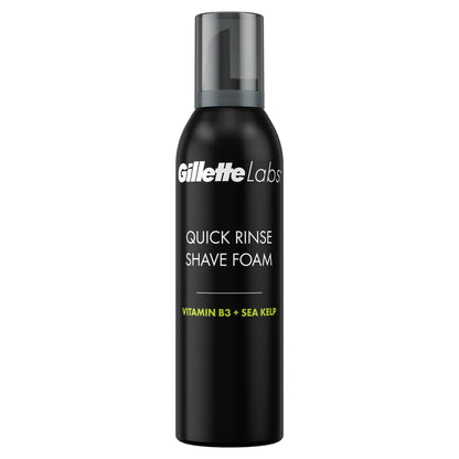 Gillette Labs By Gillette Quick Rinse Shaving Foam For Men, 240g image 2