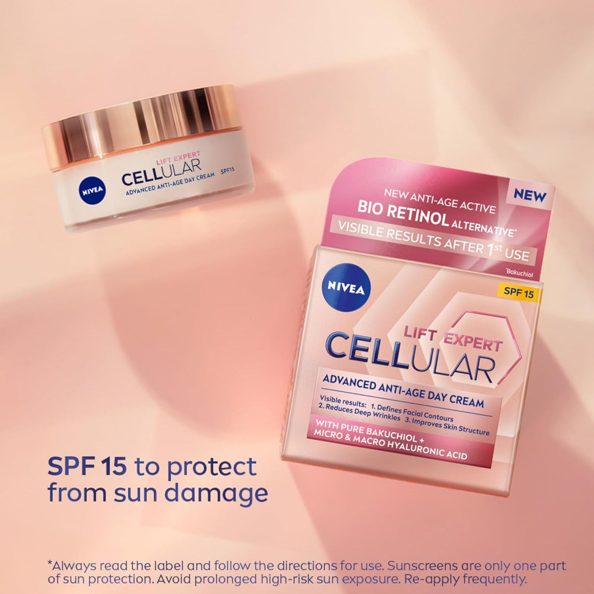 NIVEA Cellular Lift Expert Advanced Anti-Age Day Cream SPF 15 50ml image 4