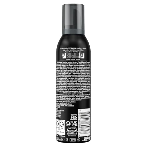 Gillette Labs By Gillette Quick Rinse Shaving Foam For Men, 240g image 3