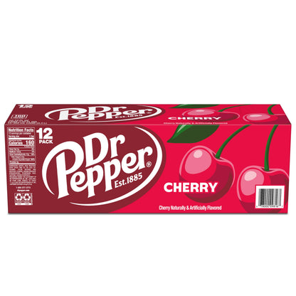 Dr Pepper Cherry Cola Soft Drink 355mL Cans (Pack of 12) image 8