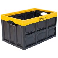 InstaCrate Collapsible Storage Container, 12 gal, Yellow/Black image 2
