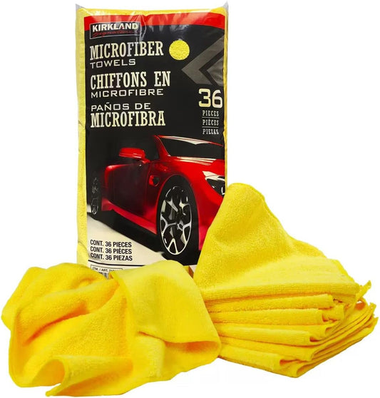 Kirkland Ultra Soft Plush Microfiber Cloths – 36 Pack, 40x40 cm