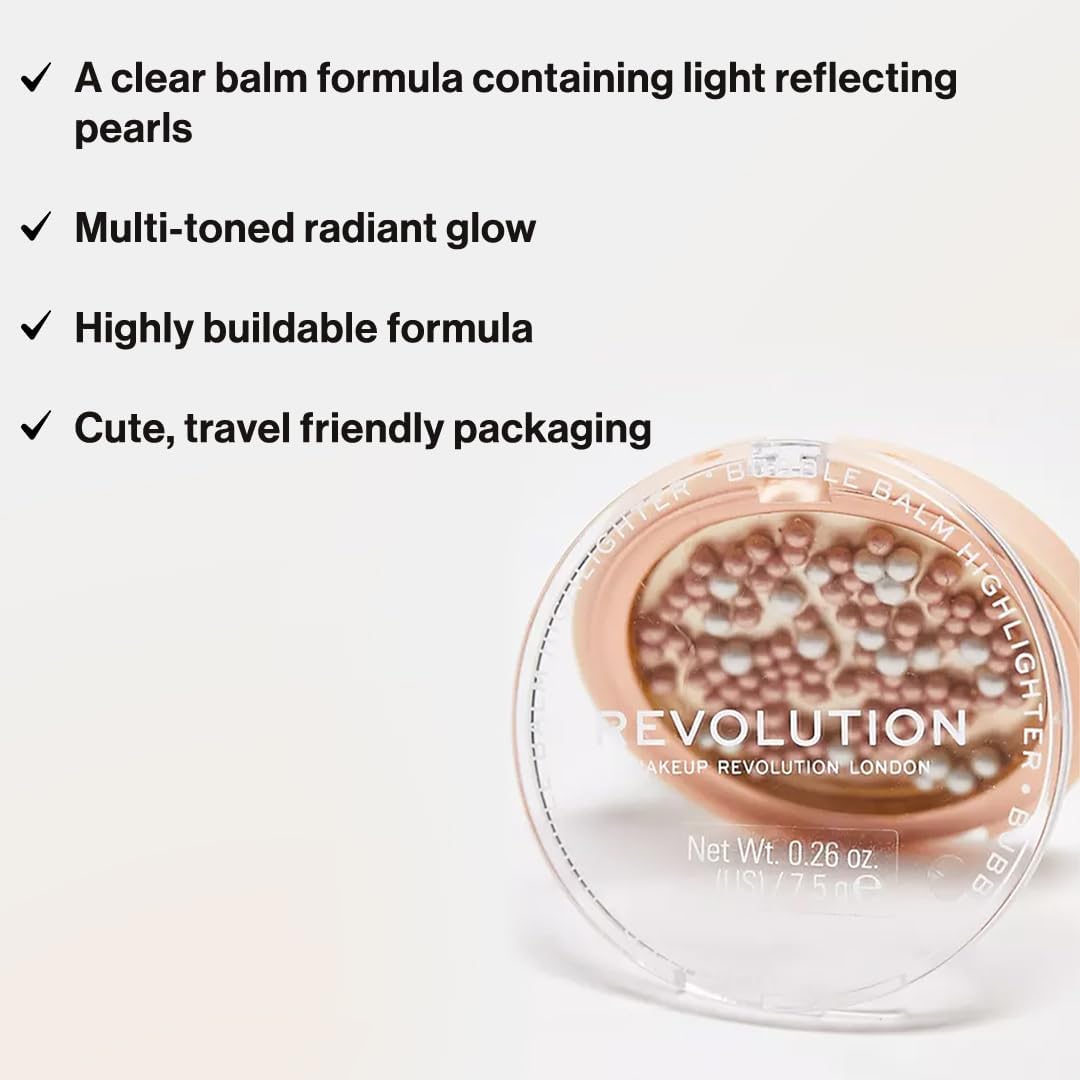 Revolution Bubble Balm Highlighter 4.5g - Icy Rose image 2