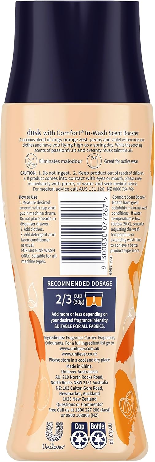 Comfort In-Wash Scent Booster Orange Spring 200g image 3