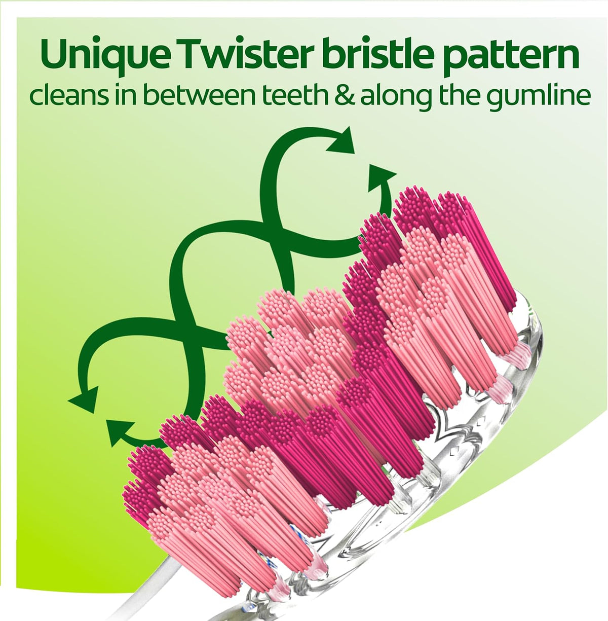 Colgate Twister Manual Toothbrush 5 Pack - Soft Bristles image 3