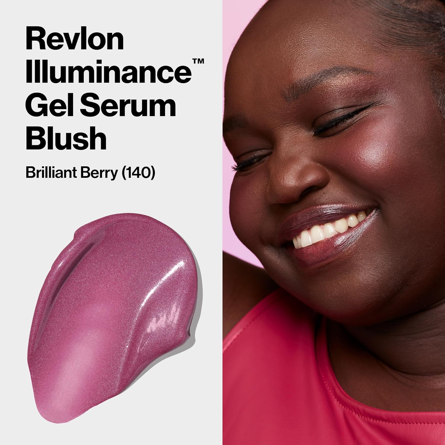 REVLON ILLUMINANCE™ GEL SERUM BLUSH Brilliant Berry image 2