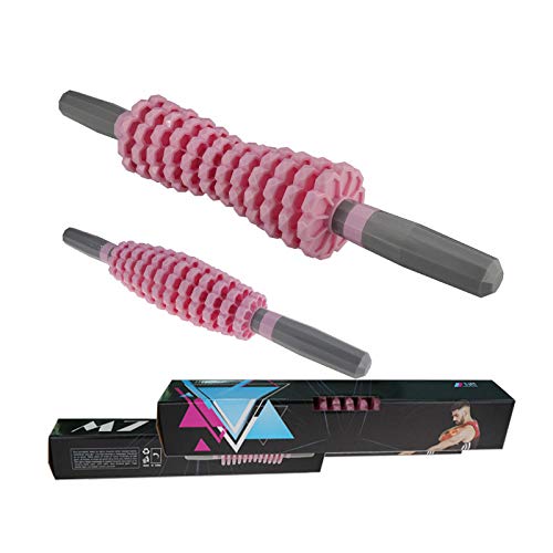 Dobetters Fascia and Cellulite Blaster Remover Muscle Roller, M7 Massage Stick (Pink)